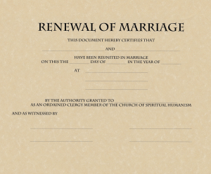 Wedding Vow Renewal - VSH