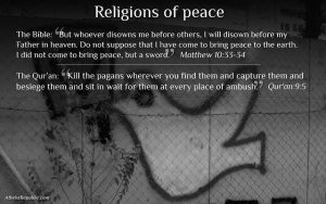 Claim to be religions of peace